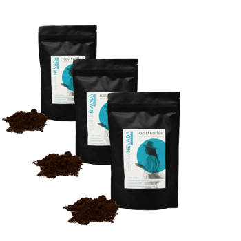 Roestkaffee Sierra Nevada Single Origin Moulu Filtre- 500 G - Pack 3 × Moulu Filtre Pochette 500 g