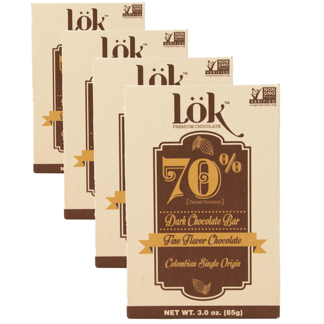 70% Single Origin Schokoladentafel by LÖK FOODS