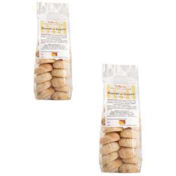 Bio-Zitronenkekse 1 kg - Pack 2 × Beutel 1 kg