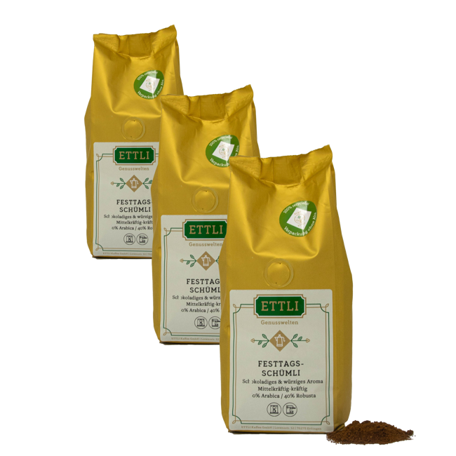 Ettli Kaffee Schumli De Fete 500G Moulu Filtre - 250 G by ETTLI Kaffee