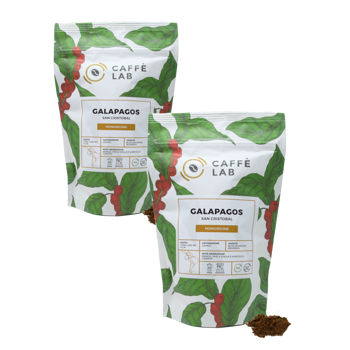 Kaffee Galapagos San Cristobal Bio - Gemahlen - Pack 2 × Mahlgrad Espresso Beutel 250 g