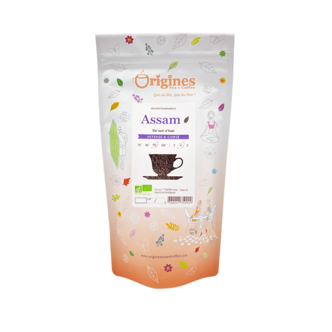 Origines Tea&Coffee The Noir Bio En Vrac Assam Inde 1Kg Fleur De The 1 Kg by Origines Tea&Coffee