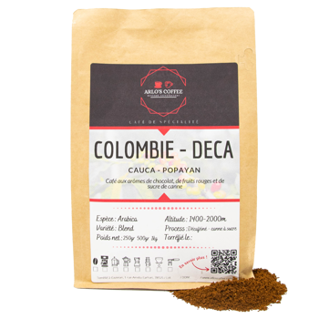 COLOMBIA DECA - Macinatura Moka Bustina 1 kg