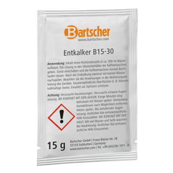 Bartscher - Entkalker B15-30 - 30 Stück