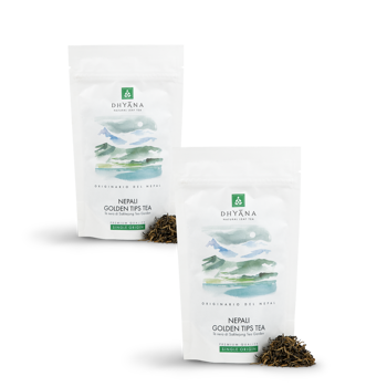Nepali Golden Tips Tea 50 g - Pack 2 × Bustina 50 g
