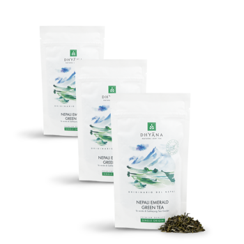 Nepali Emerald Green Tea 50 g - Pack 3 × Bustina 50 g