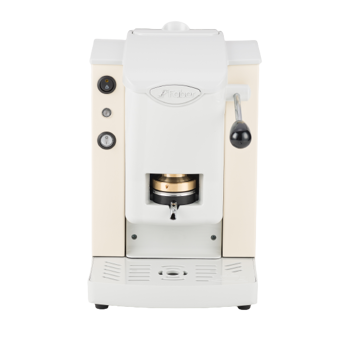 FABER Kaffeepadmaschine - Slot Plast Avorio, Messing 1,3 l - Pack 2 ×