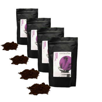 Las Taguas - Monorigine - Pack 4 × Macinatura French press Bustina 500 g