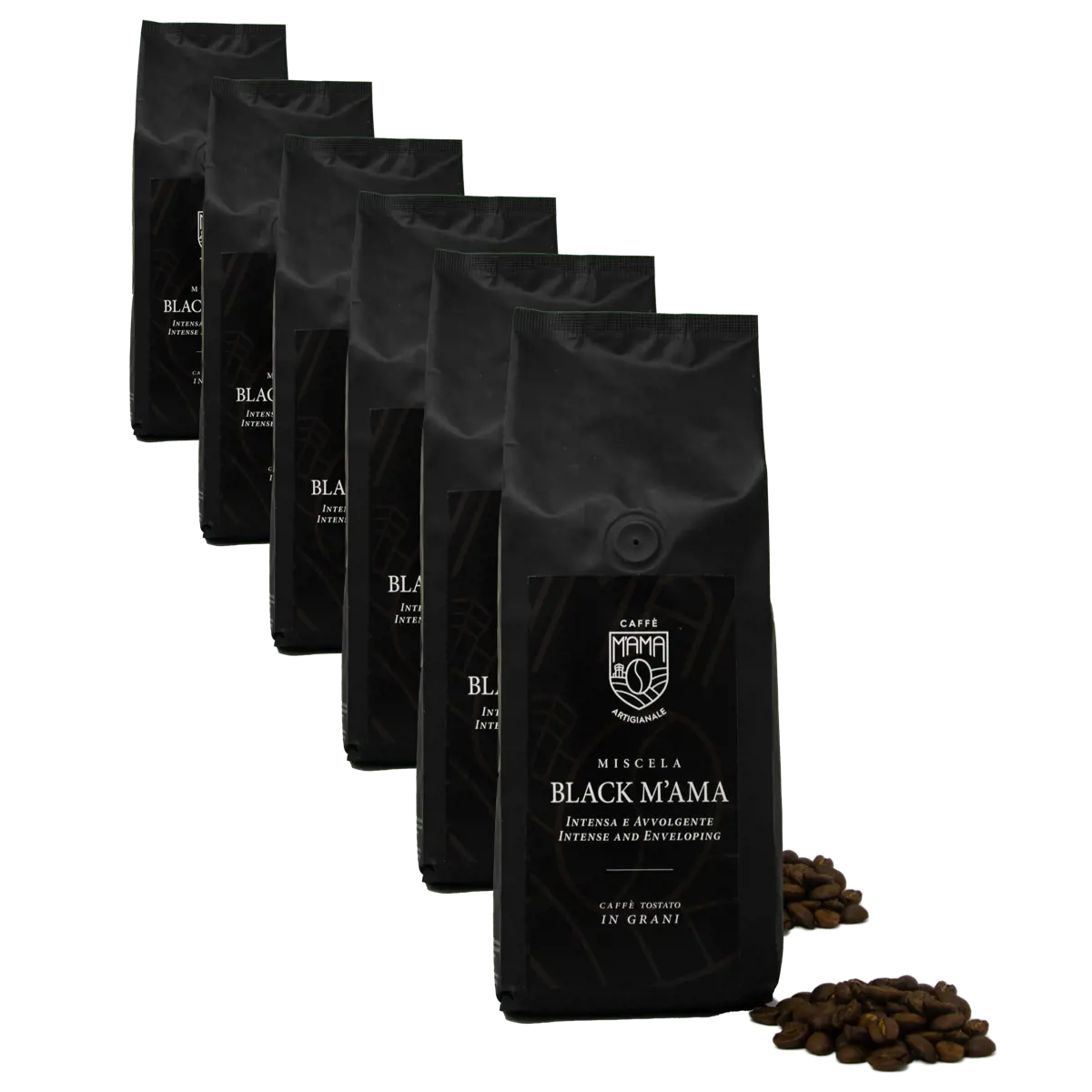 Caffé in grani - Black M'ama Caffè - 250 g by M'ama Caffè