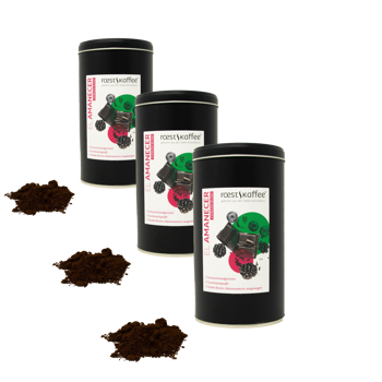El Amanecer - Miscela Espresso - Pack 3 × Macinatura Espresso Scatola di metallo 500 g