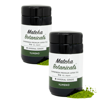 Matcha Botanicals Matcha Imperial Yumeno 40 G - Pack 2 × Bouteille en verre 40 g