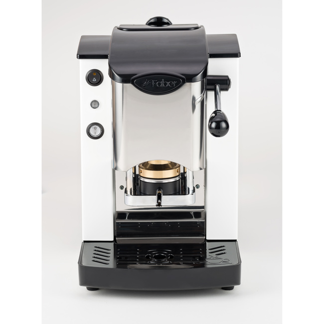 FABER Macchina da Caffè a cialde - Slot Inox Nero Bianco 1,3 l