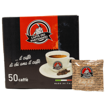 Cialde compostabili - Caffè dei Partenopei x50 - 50 Cialde compatibile ESE (44mm)