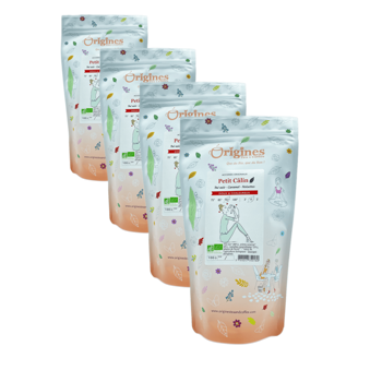 Origines Tea&Coffee The Noir Bio En Sachet Petit Calin Rwanda 100G - 100 G - Pack 4 × Pochette 100 g