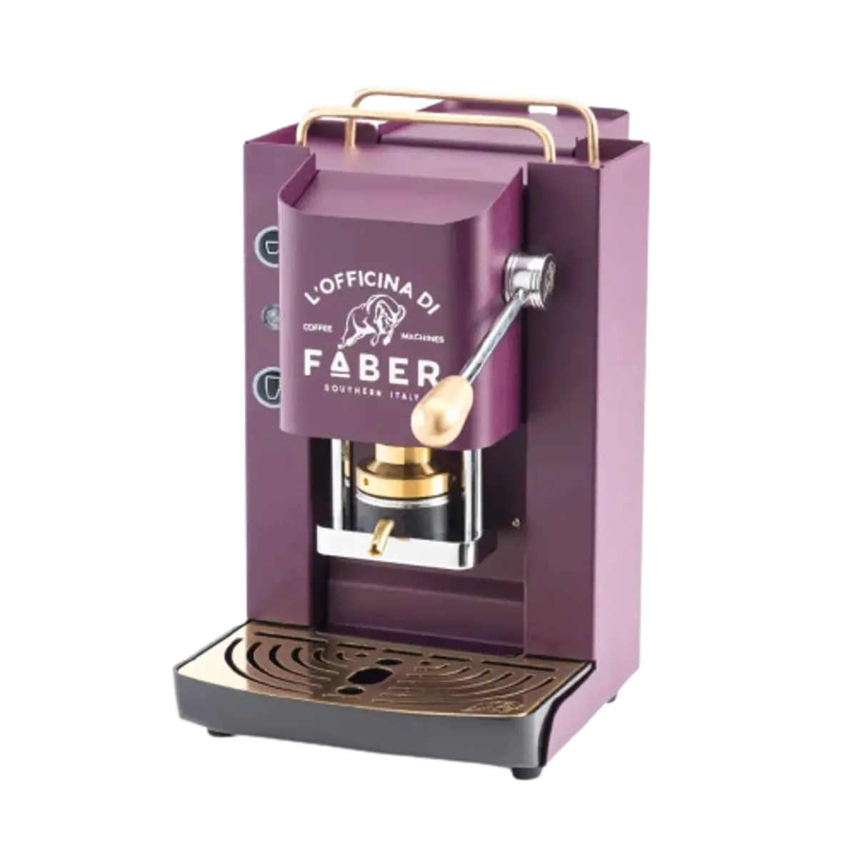 FABER Macchina da Caffè a cialde - Pro Deluxe Violet Purple Ottonato Zodiac 1,3 l by Faber
