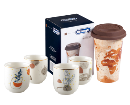 Delonghi Delonghi Mug Double Paroi Ceramique 300Ml The Adventurer