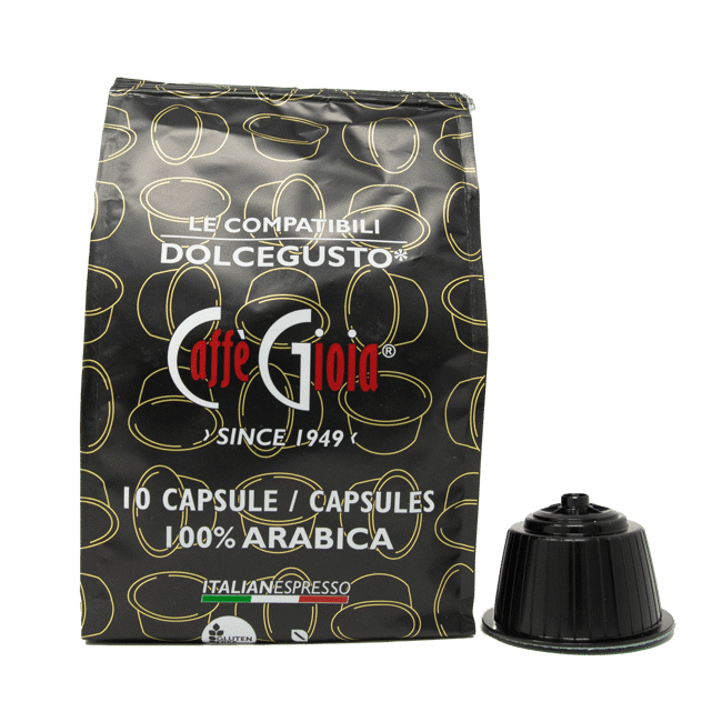 Secondo immagine del prodotto Capsule - DOLCE GUSTO 100% Arabica - x100 by Caffè Gioia