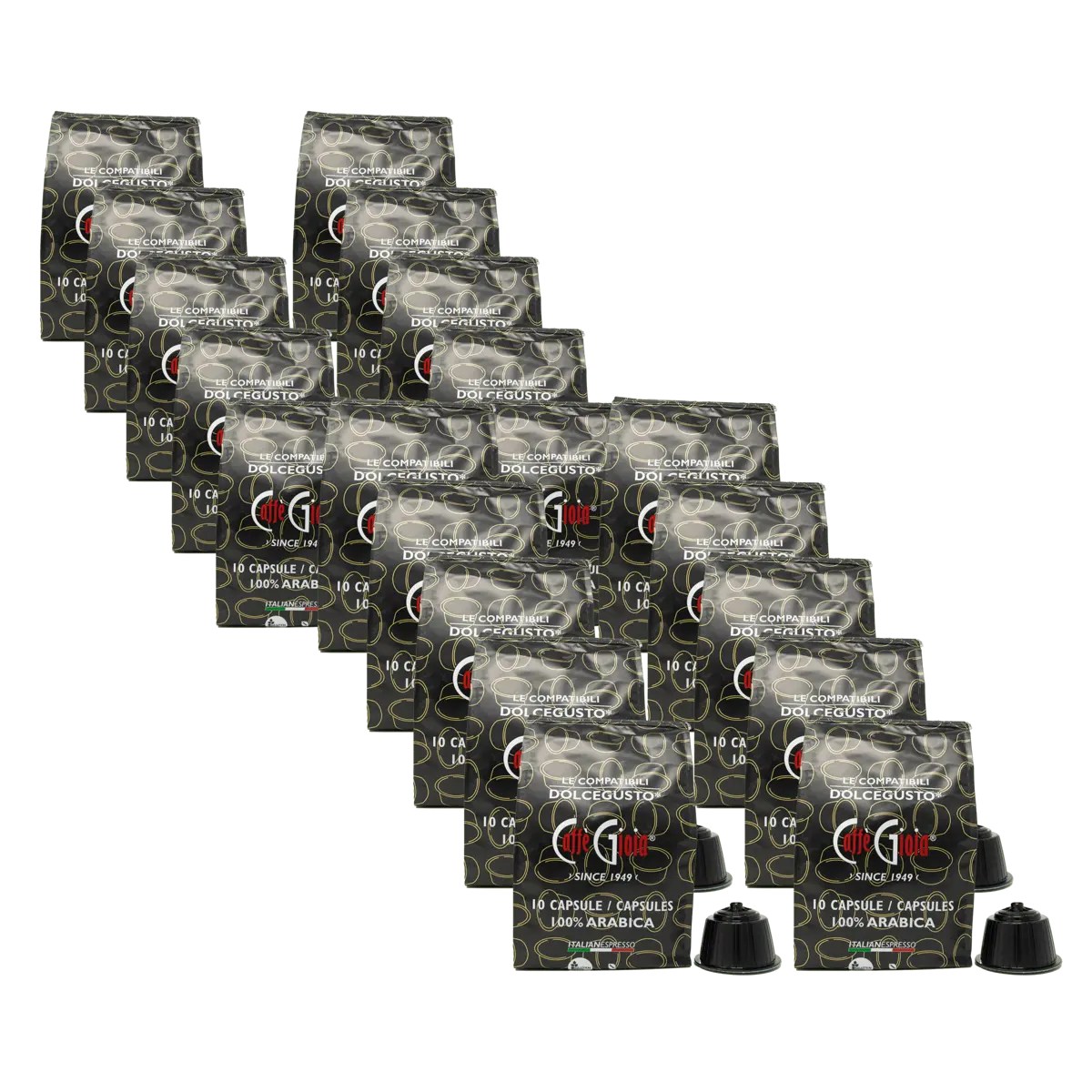 Capsule - DOLCE GUSTO 100% Arabica - x100 by Caffè Gioia