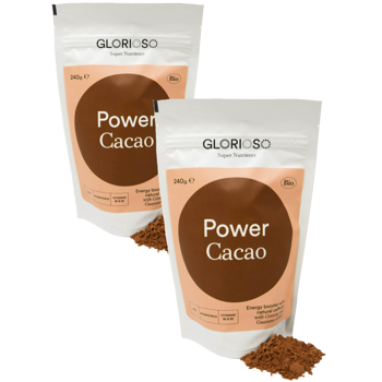 Glorioso Super Nutrients Power Cacao - 240 G - Pack 2 × Pochette 240 g