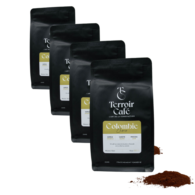 Terroir Cafe Terroir Cafe Colombie Huila Choco 250G Moulu Filtre - 250 G by Terroir Cafe