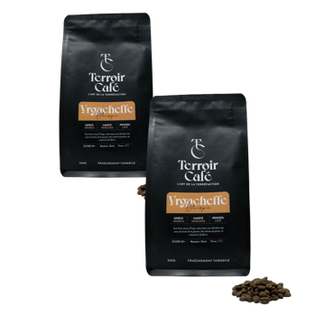 Kaffeebohnen - Äthiopien, Yirgacheffe - 1kg - Pack 2 × Bohnen Beutel 1 kg