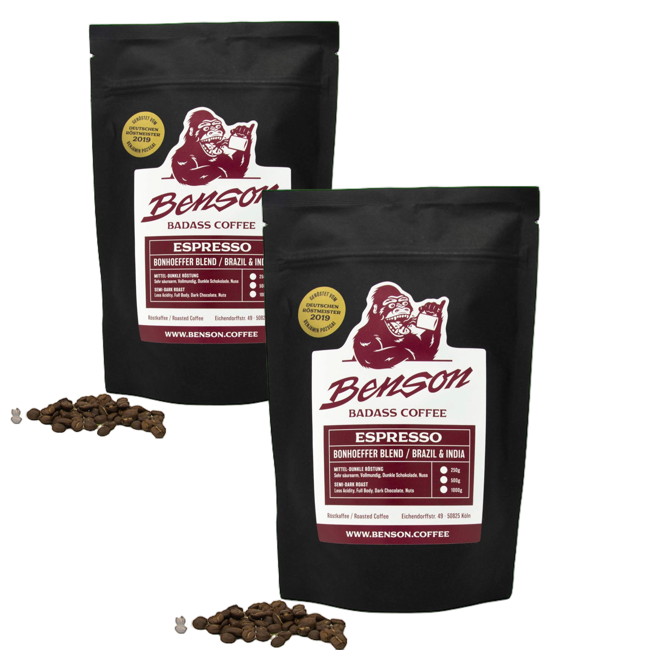 Café En Grain Benson - Bonhoeffer Blend, Espresso - 500G by Benson