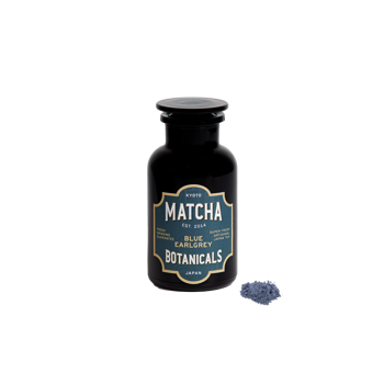 Matcha Botanicals Blue Matcha Earl Grey 200g - Bouteille en verre 200 g