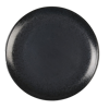 Set di 6 piatti in porcellana nera opaca con schegge 27cm by Aulica
