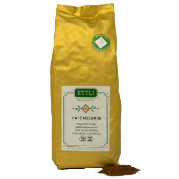 Gemahlener Kaffee - Café Melange - 1kg - Mahlgrad Espresso Beutel 1 kg