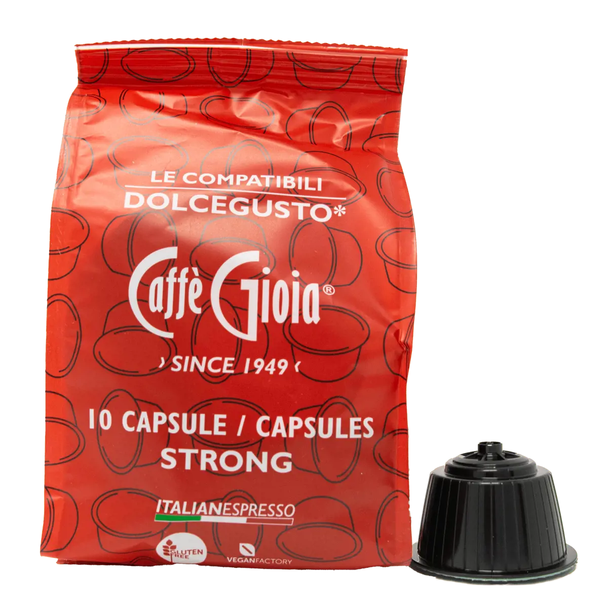 Secondo immagine del prodotto Capsule - DOLCE GUSTO Strong - x100 by Caffè Gioia