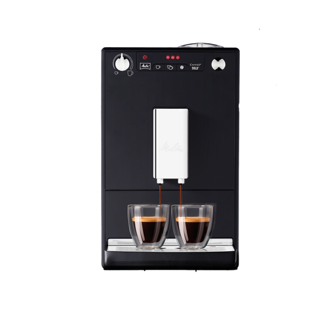 Espresso café en grains avec broyeur 'CAFFEO SOLO' sur