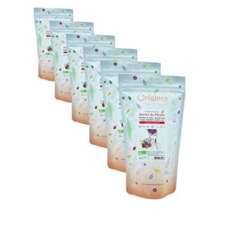 Weißer Tee Bio im Beutel - Secret de Fleurs Chine - 50g - Pack 6 × Beutel 50 g
