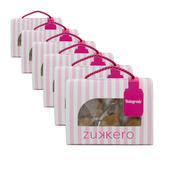 Zukkero Morceaux De Sucre Coeur Avec Sucre Complet 60 Gr Boite En Carton 60 G - Pack 6 × Boîte en carton 60 g