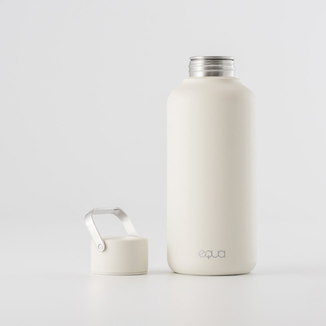 Dritter Produktbild EQUA Edelstahl-Trinkflasche Timeless Off White - 600ml by Equa Deutschland