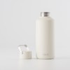 Sechster Produktbild EQUA Edelstahl-Trinkflasche Timeless Off White - 600ml by Equa Deutschland