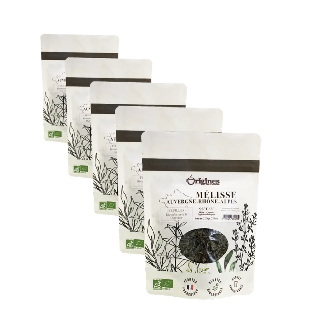 Infusion Bio Mélisse - Sachet 50g by Origines Tea&Coffee