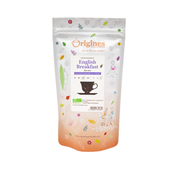 Origines Tea&Coffee The Noir Bio En Vrac English Breakfast Ceylan Et Inde 1Kg Fleur De The 1 Kg - Pochette 1 kg