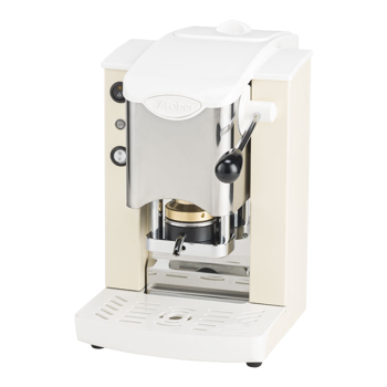 FABER Kaffeepadmaschine - Slot Inox Total Avorio weiß 1,3 l - Pack 2 ×