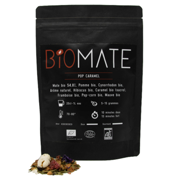 Biomaté Pop Caramel- 100 G - Pochette 100 g