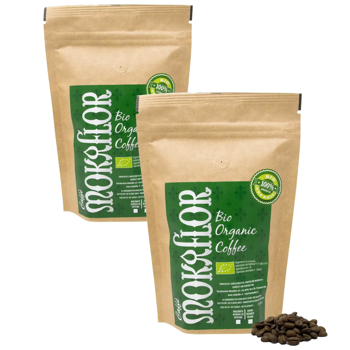 Miscela 100% Arabica Bio - Caffè in grani 250 g by CaffèLab