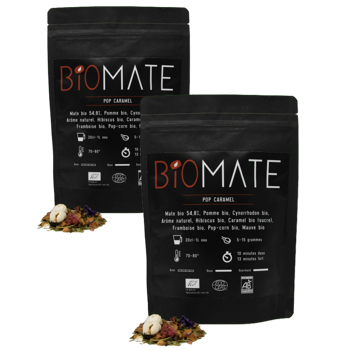 Biomaté Pop Caramel- 150 G - Pack 2 × Pochette 150 g