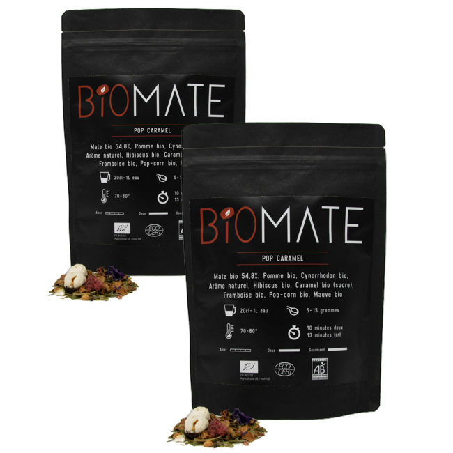 Biomaté Pop Caramel- 150 G by Biomaté