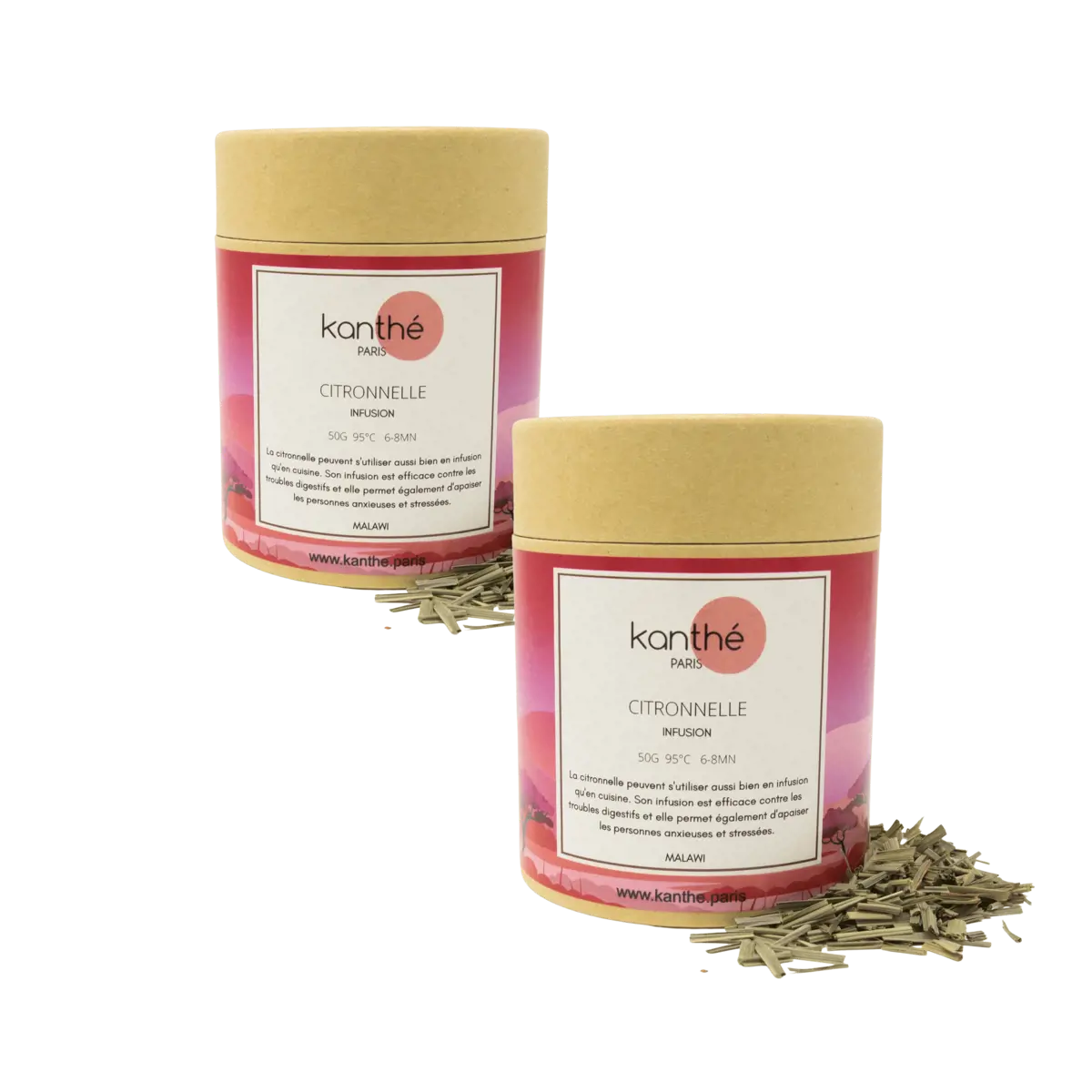 Kanthé Citronnelle Vrac En Boite Carton 50 G by Kanthé