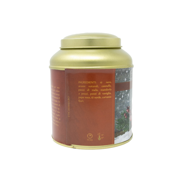 Terzo immagine del prodotto Tè nero e spezie - Rosso Natale - 80 gr by Coccole