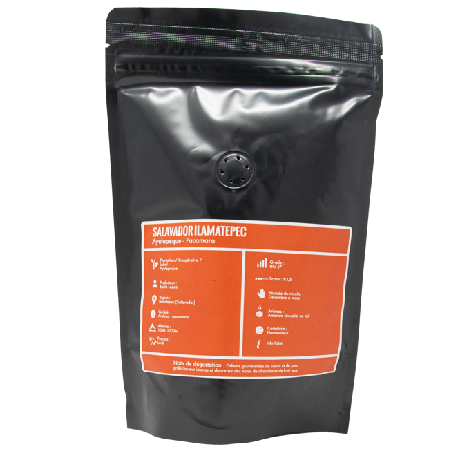 Zweiter Produktbild Gemahlener Kaffee - El Salvador Ilamatepec - 250g by La Brûlerie de Paris