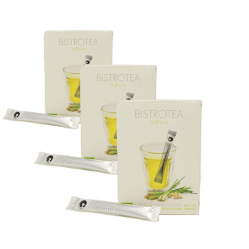 Bistrotea Citronnelle Infusette 32 infusettes - Pack 3 × Sticks 48 g