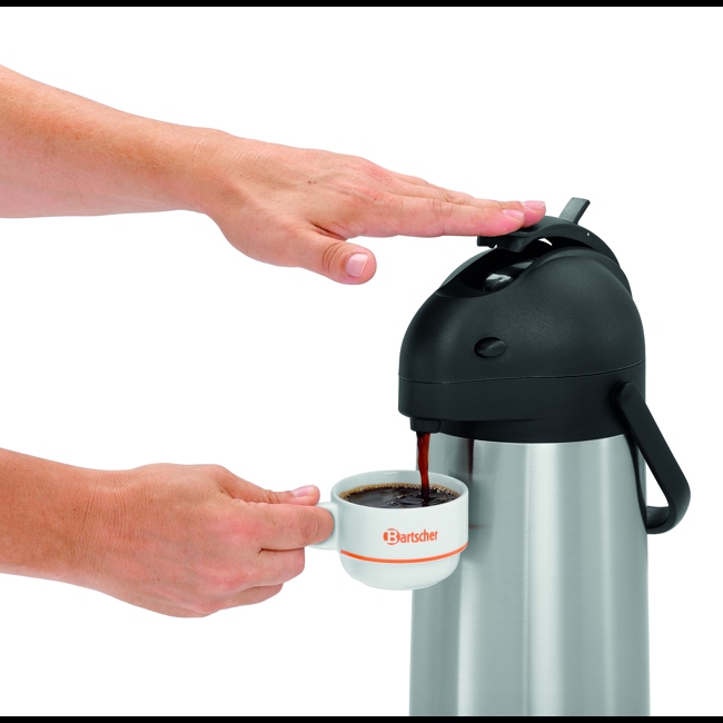 Troisième image du produit Bartscher France Bartscher Cafetiere Thermos A Pompe 1 9 L St by Bartscher