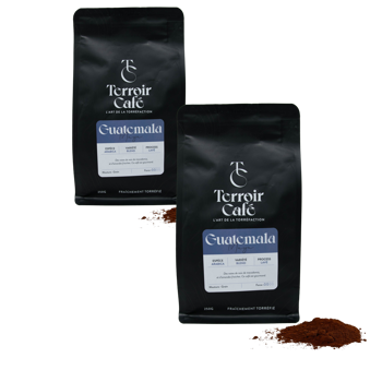 Caffè macinato - Guatemala, Maya 1kg - Pack 2 × Macinatura Moka Bustina 1 kg