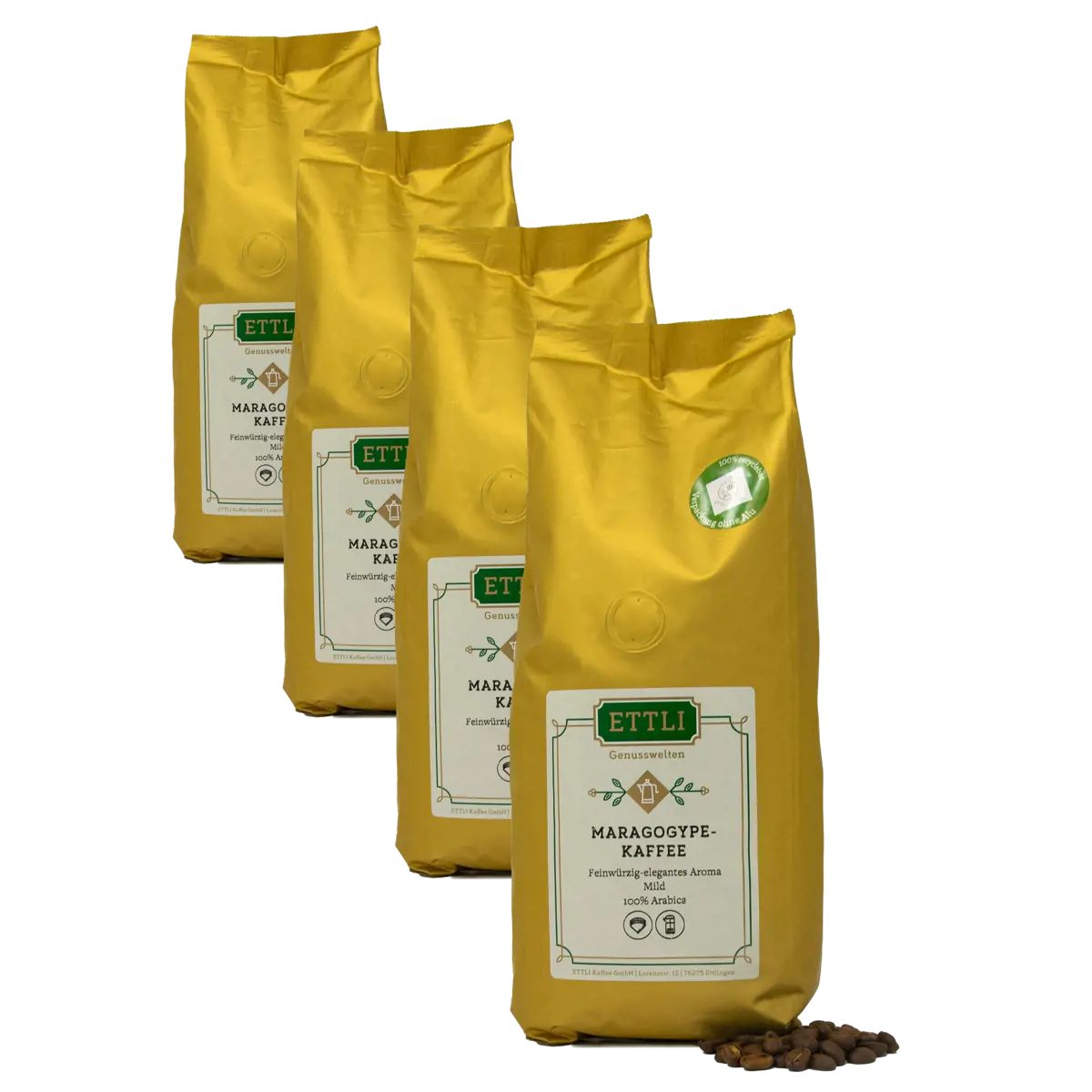 Caffè in grani - Maragogype - 250g by ETTLI Kaffee