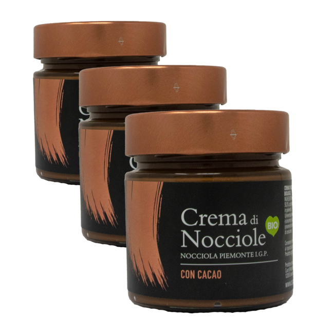 Crema di Nocciole CON CACAO 250 g